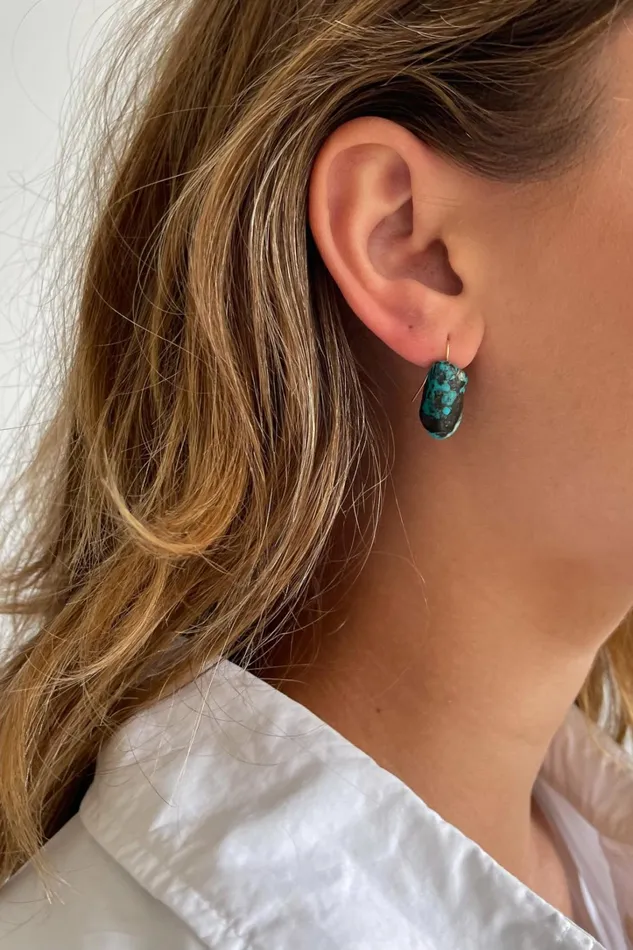 Women DONNI Jewelry The Turquoise Drop Earrings