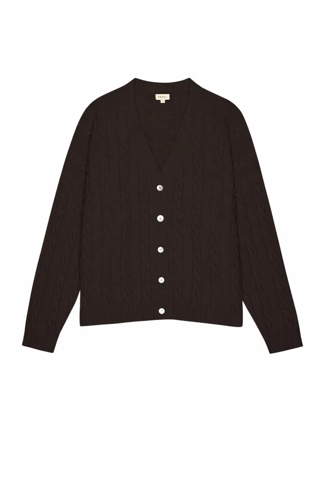 Women DONNI Sweaters The Cable VNeck Cardigan