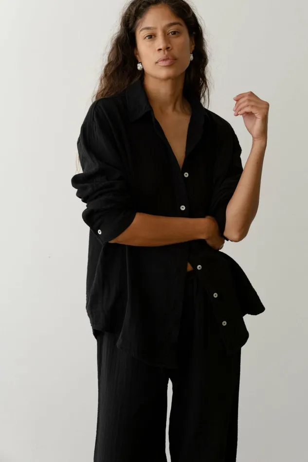 Women DONNI Tops The Bubble Shirt