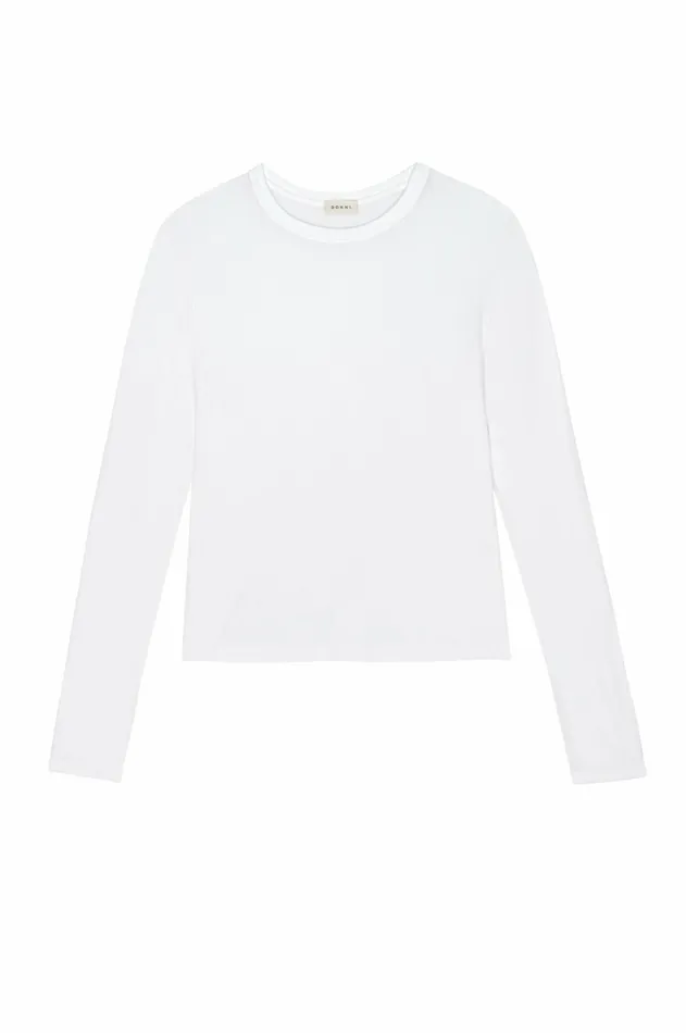 Women DONNI Tops The Silk Jersey Long Sleeve