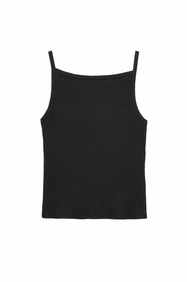 Women DONNI Tops The Sweater Rib Tank