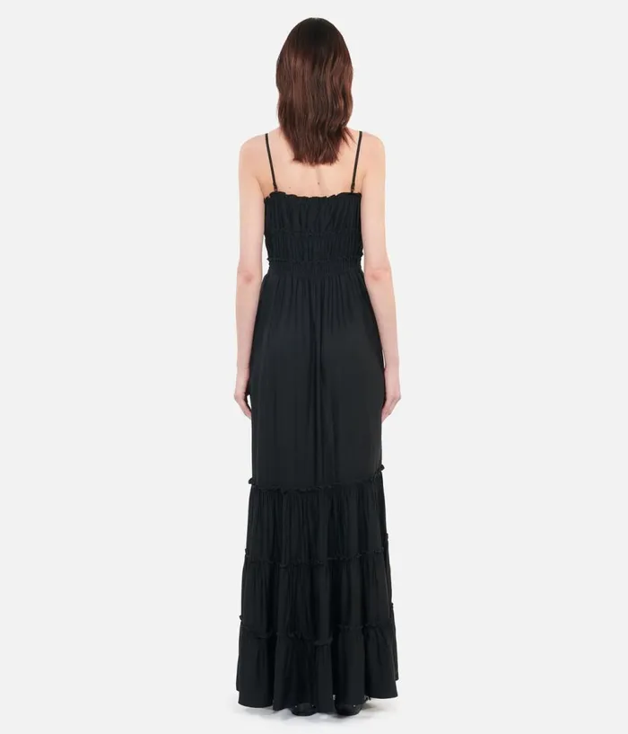 Women Dresses and Jumpsuits THE KOOPLES Long Black Dress With Bows