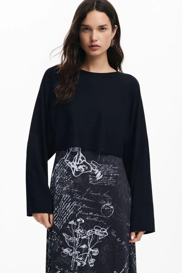 Women Dresses And Jumpsuits Desigual Combined Midi Dress
