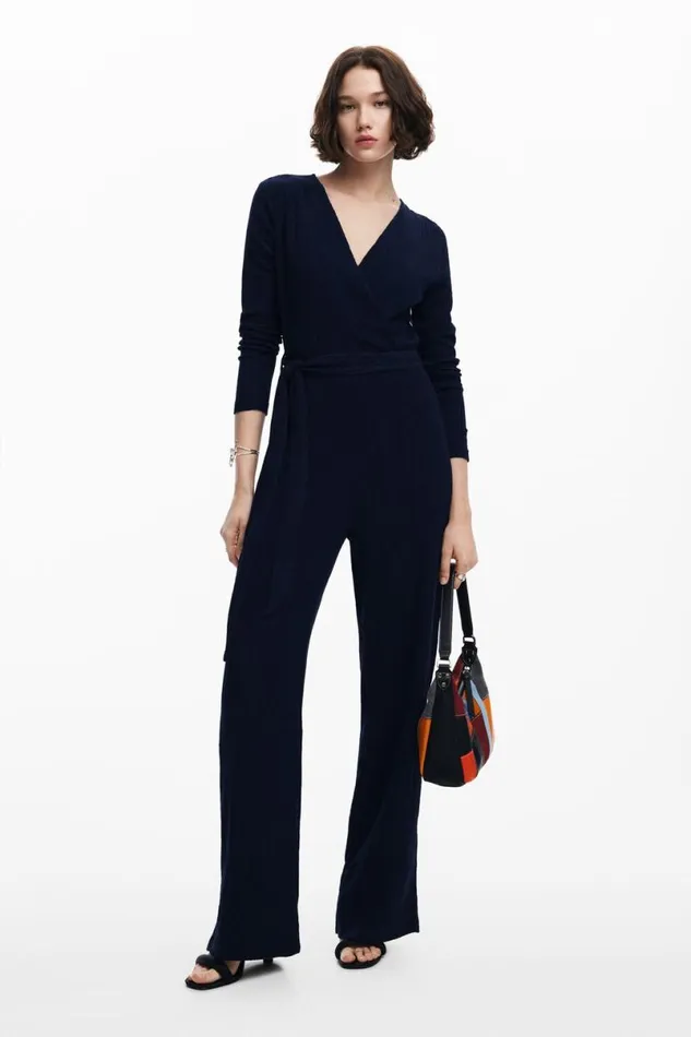 Women Dresses And Jumpsuits Desigual Fluid Jumpsuit Belt