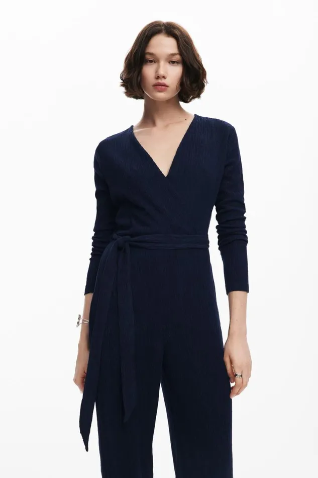 Women Dresses And Jumpsuits Desigual Fluid Jumpsuit Belt