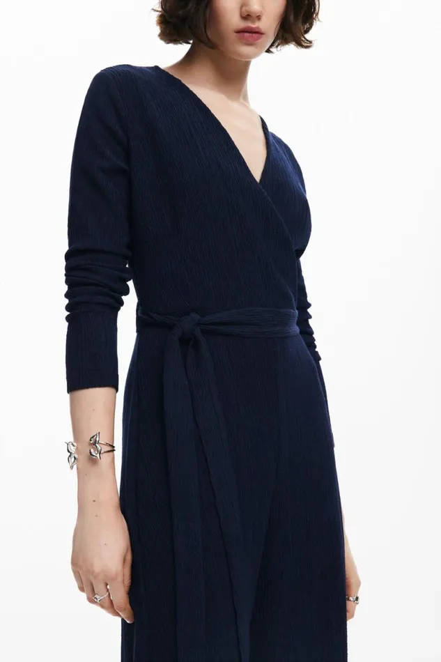 Women Dresses And Jumpsuits Desigual Fluid Jumpsuit Belt