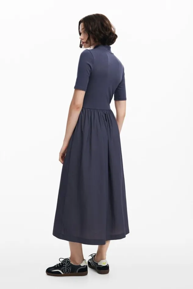 Women Dresses And Jumpsuits Desigual Hybrid Midi Dress