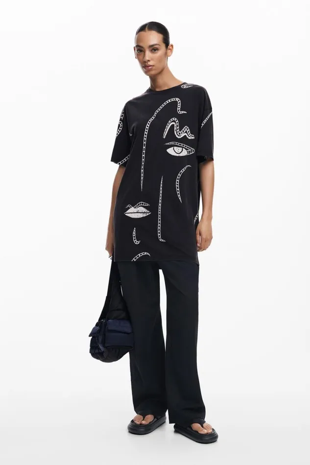 Women Dresses And Jumpsuits Desigual Illustrated Dress
