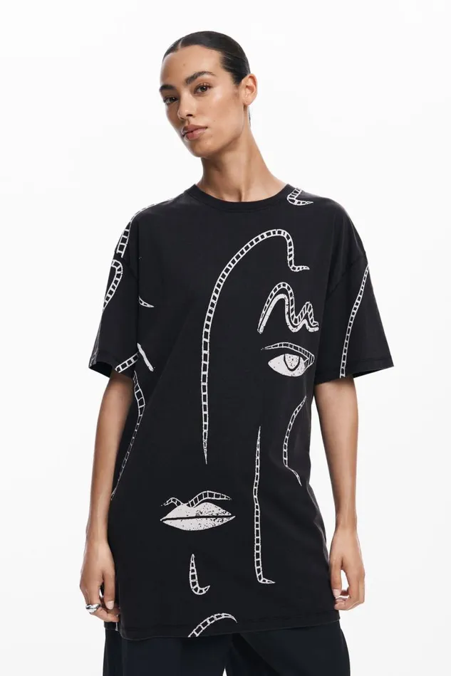 Women Dresses And Jumpsuits Desigual Illustrated Dress