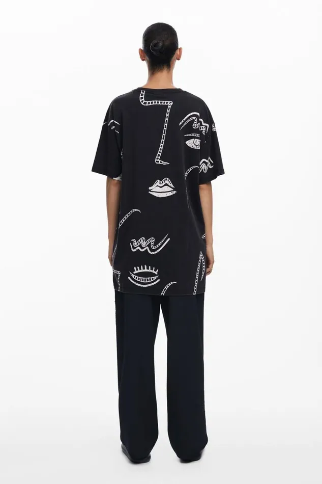 Women Dresses And Jumpsuits Desigual Illustrated Dress