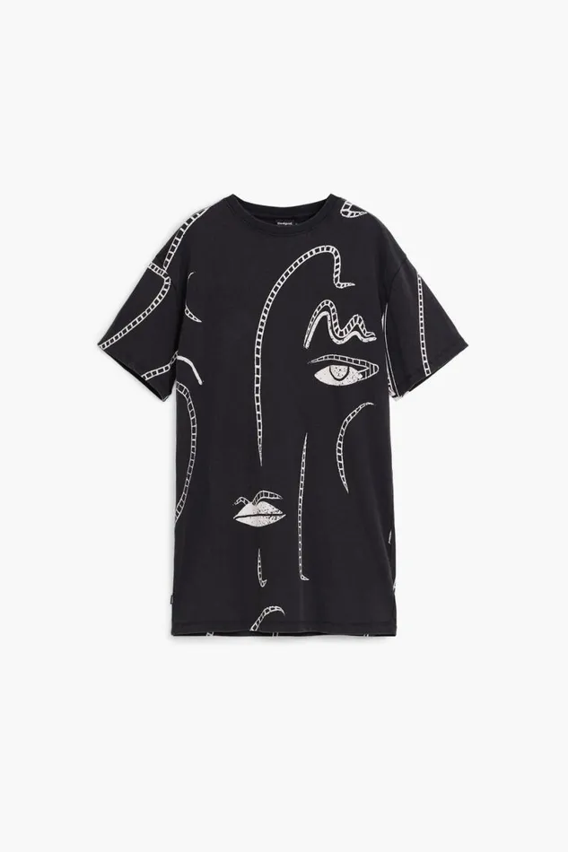 Women Dresses And Jumpsuits Desigual Illustrated Dress