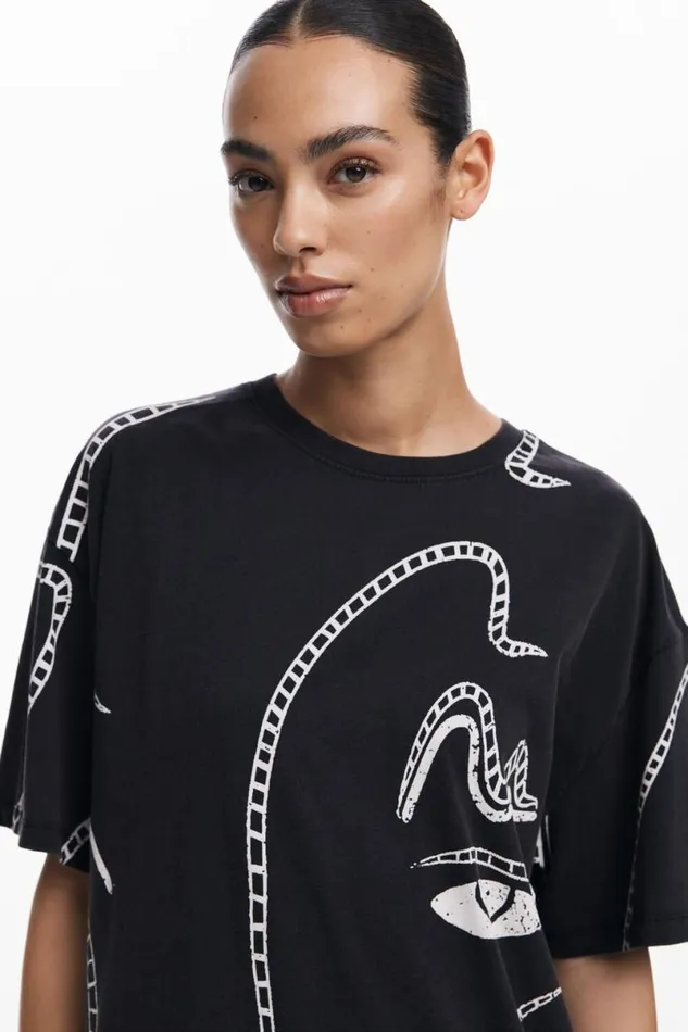 Women Dresses And Jumpsuits Desigual Illustrated Dress