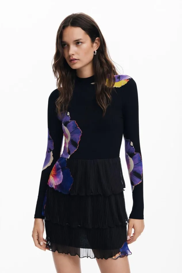 Women Dresses And Jumpsuits Desigual Mini Dress Lilies M Christian Lacroix
