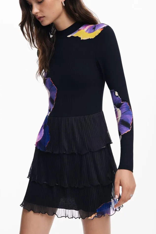 Women Dresses And Jumpsuits Desigual Mini Dress Lilies M Christian Lacroix