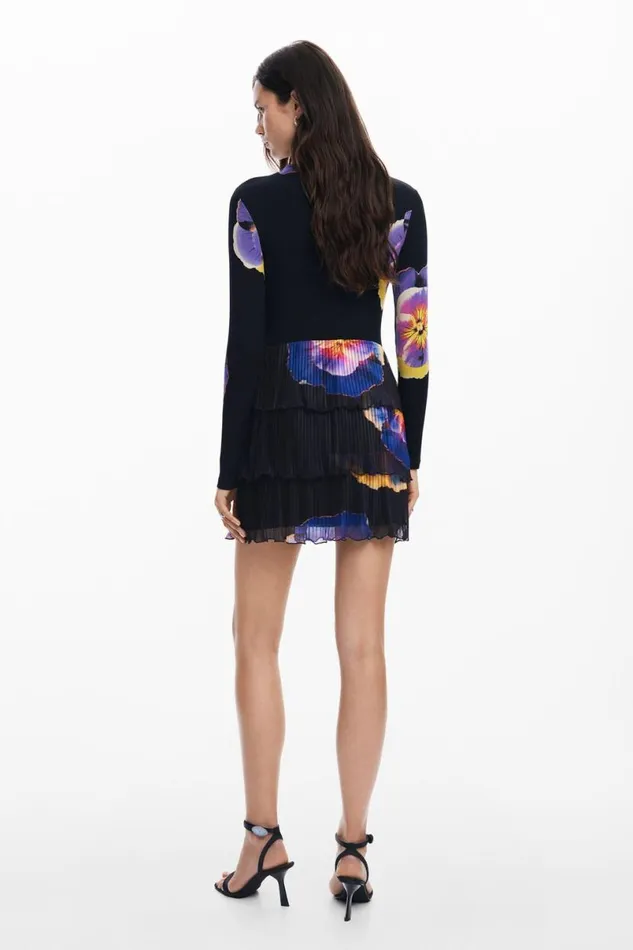 Women Dresses And Jumpsuits Desigual Mini Dress Lilies M Christian Lacroix
