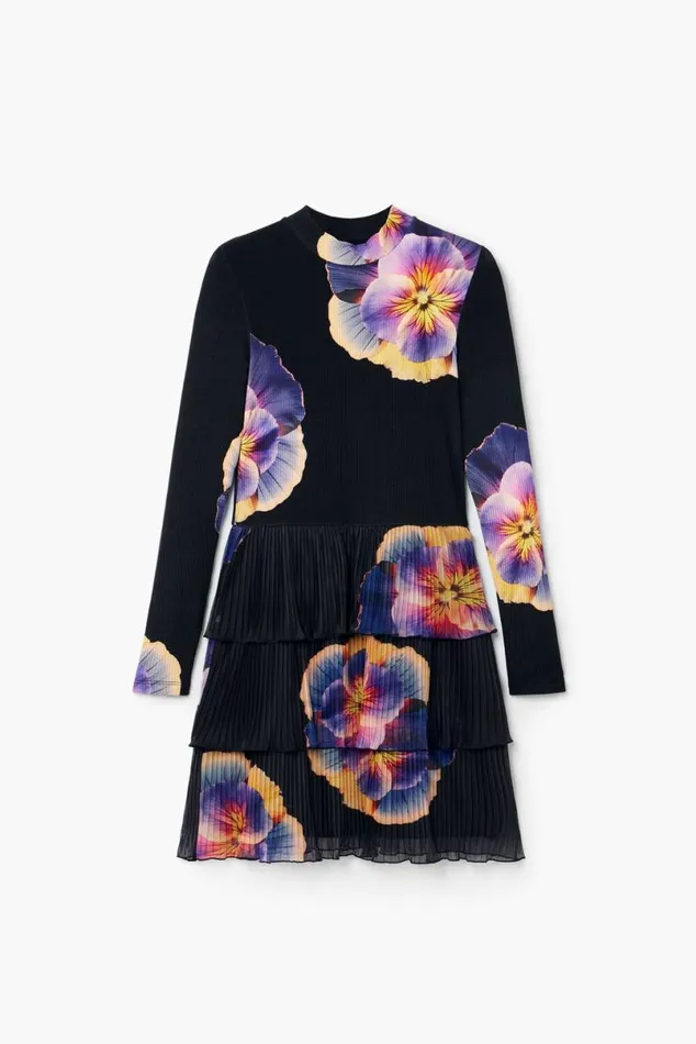 Women Dresses And Jumpsuits Desigual Mini Dress Lilies M Christian Lacroix