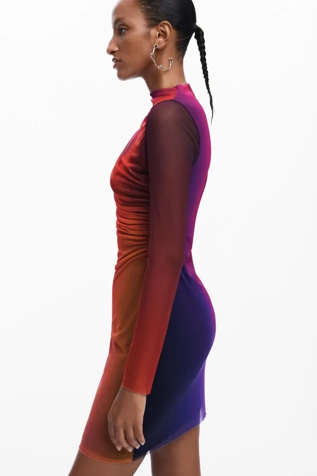 Women Dresses And Jumpsuits Desigual Ombre Short Dress