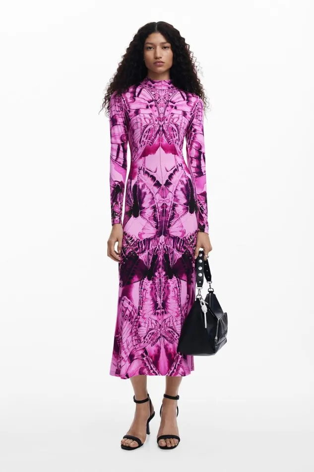 Women Dresses And Jumpsuits Desigual Printed Midi Dress