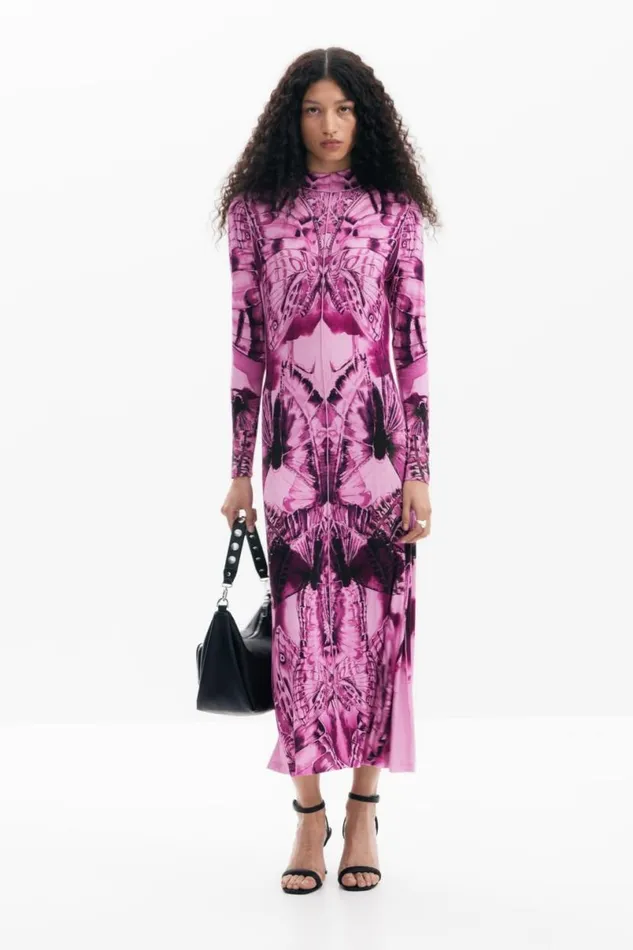 Women Dresses And Jumpsuits Desigual Printed Midi Dress
