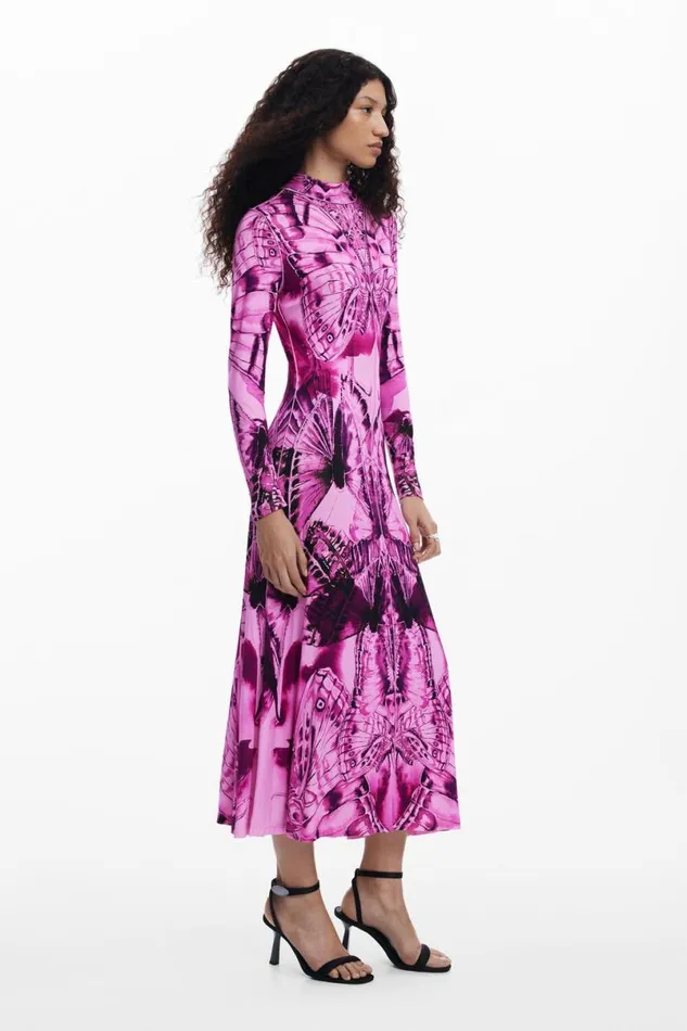 Women Dresses And Jumpsuits Desigual Printed Midi Dress
