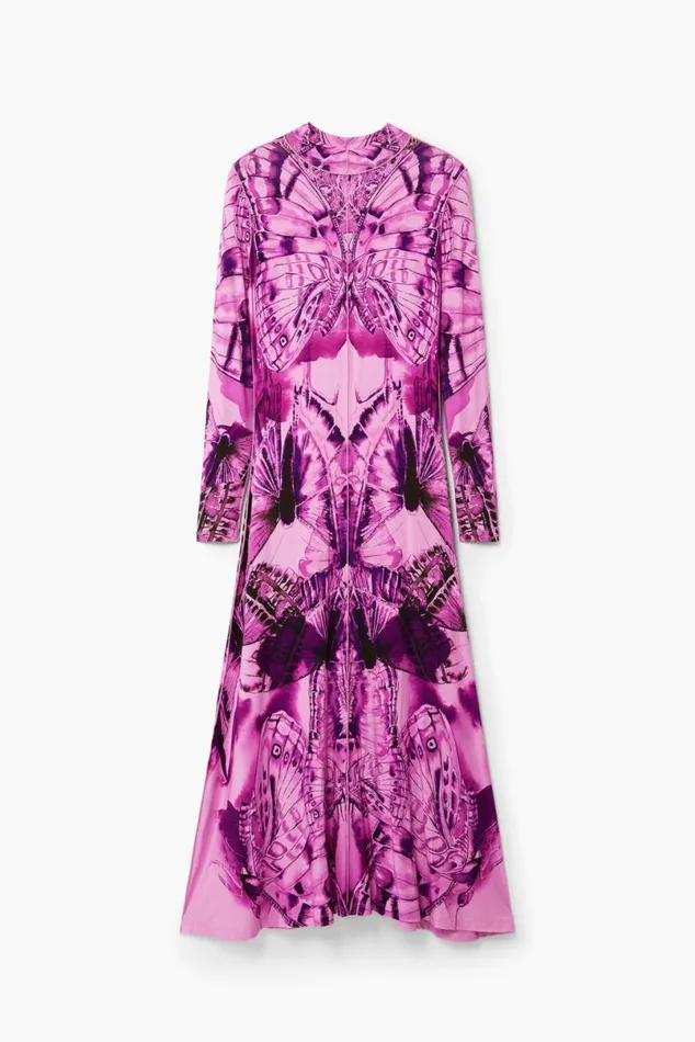 Women Dresses And Jumpsuits Desigual Printed Midi Dress