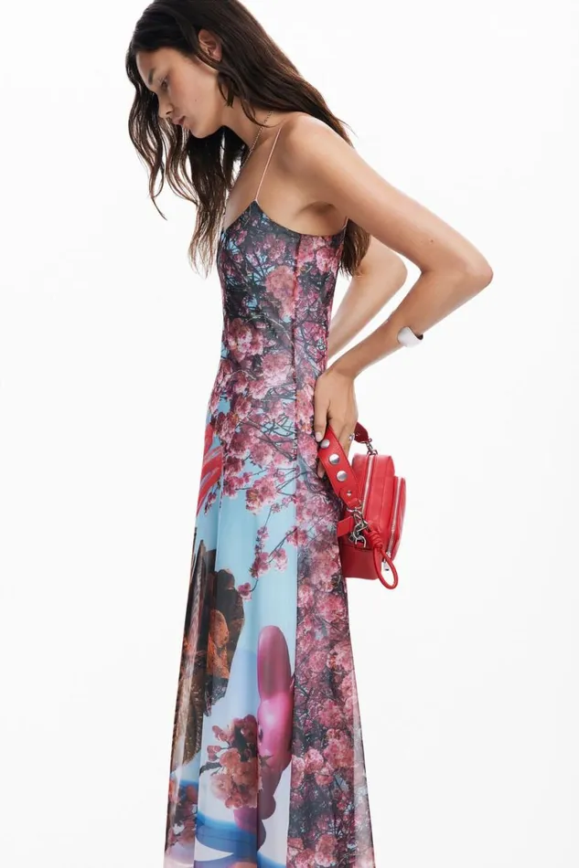 Women Dresses And Jumpsuits Desigual Printed Midi Dress M Christian Lacroix
