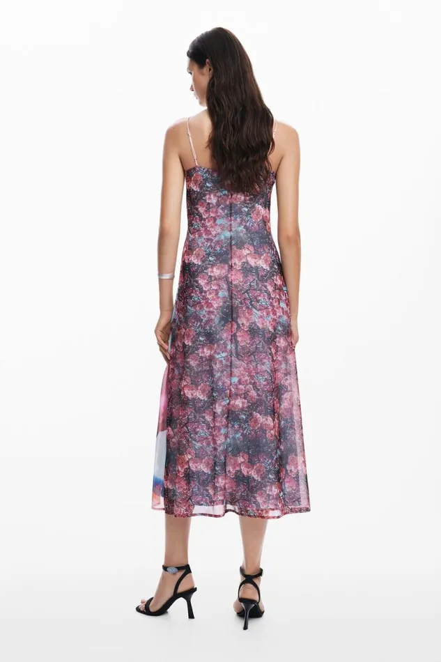 Women Dresses And Jumpsuits Desigual Printed Midi Dress M Christian Lacroix