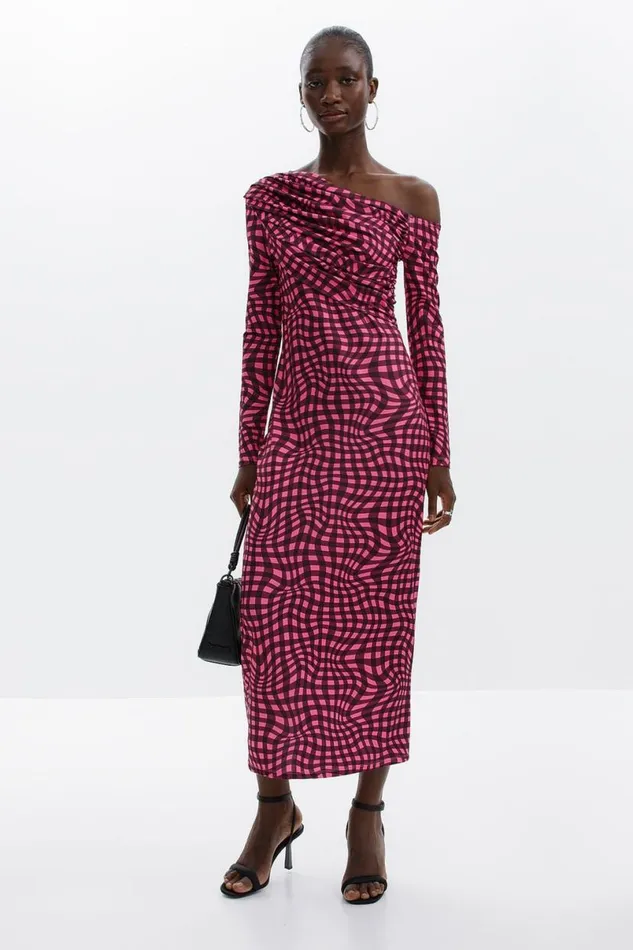 Women Dresses And Jumpsuits Desigual Psychedelic Check Dress