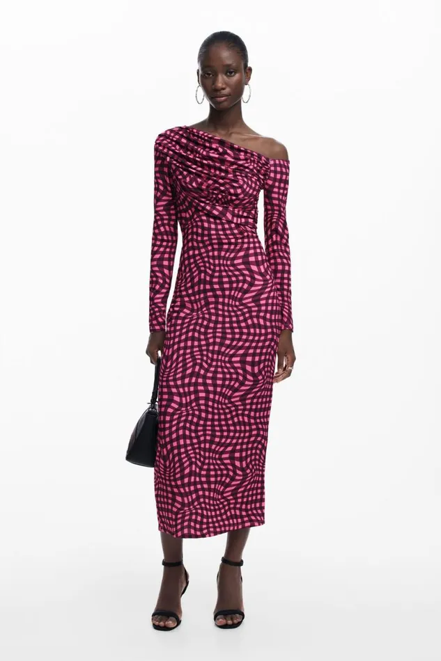Women Dresses And Jumpsuits Desigual Psychedelic Check Dress