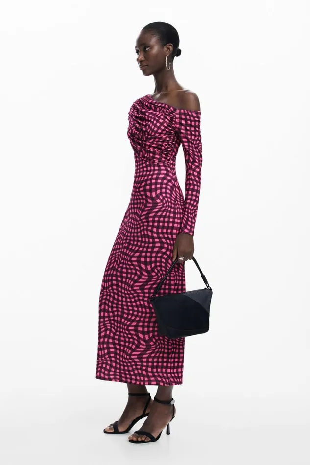 Women Dresses And Jumpsuits Desigual Psychedelic Check Dress