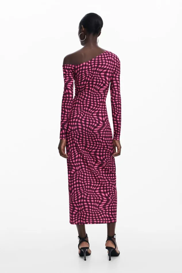 Women Dresses And Jumpsuits Desigual Psychedelic Check Dress