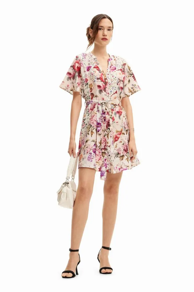 Women Dresses And Jumpsuits Desigual Short Floral Dress