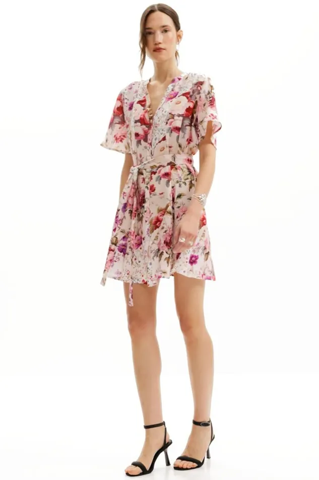 Women Dresses And Jumpsuits Desigual Short Floral Dress