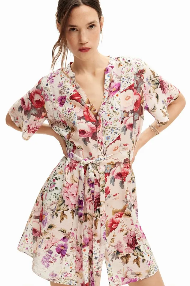 Women Dresses And Jumpsuits Desigual Short Floral Dress