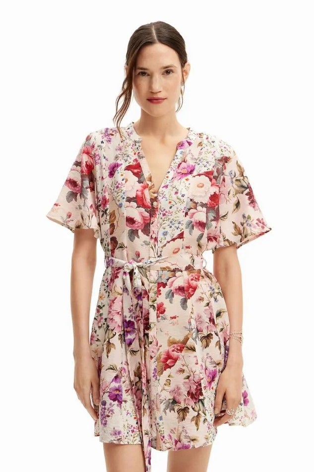 Women Dresses And Jumpsuits Desigual Short Floral Dress