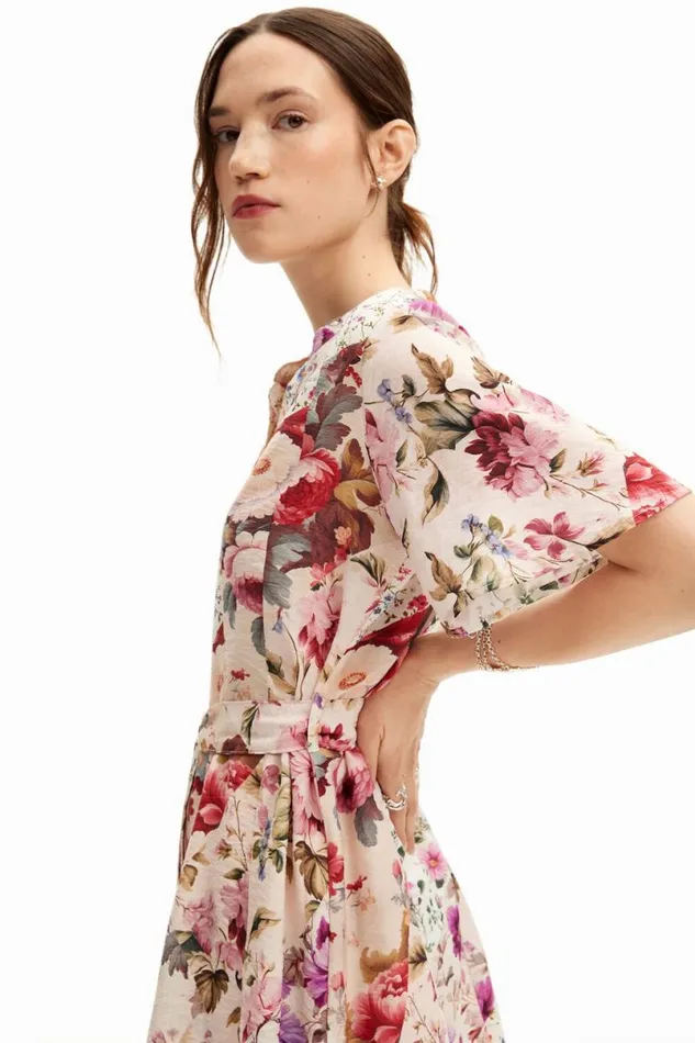 Women Dresses And Jumpsuits Desigual Short Floral Dress