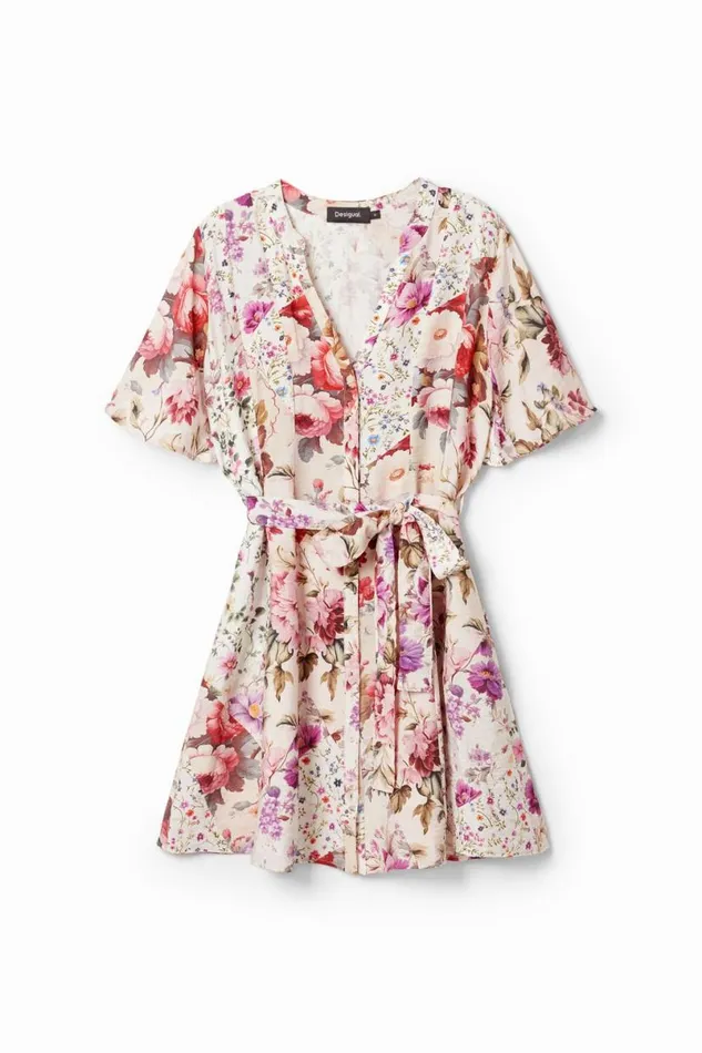 Women Dresses And Jumpsuits Desigual Short Floral Dress