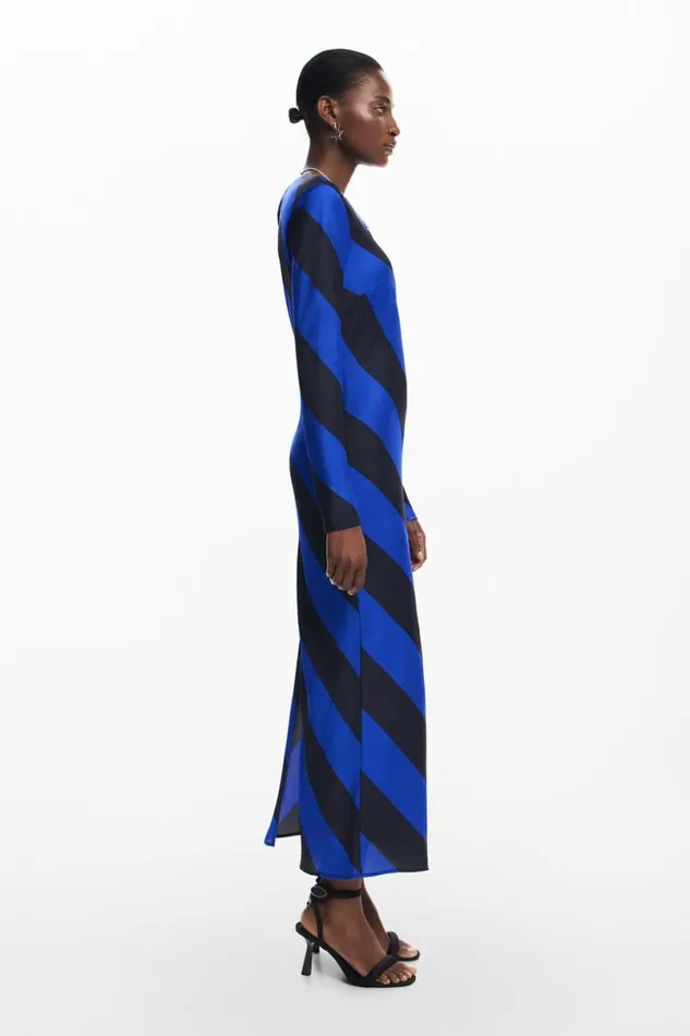 Women Dresses And Jumpsuits Desigual Striped Midi Dress