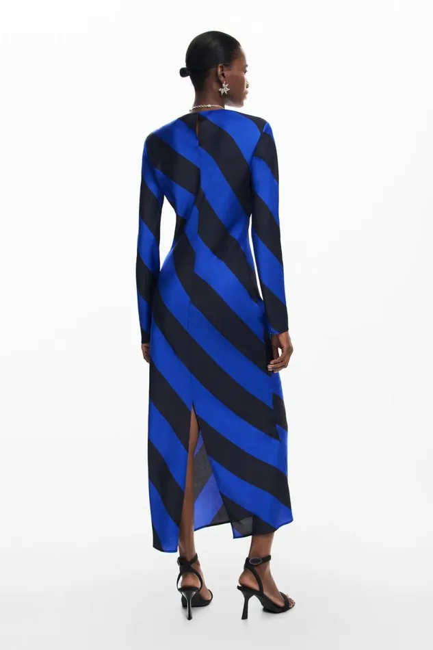 Women Dresses And Jumpsuits Desigual Striped Midi Dress