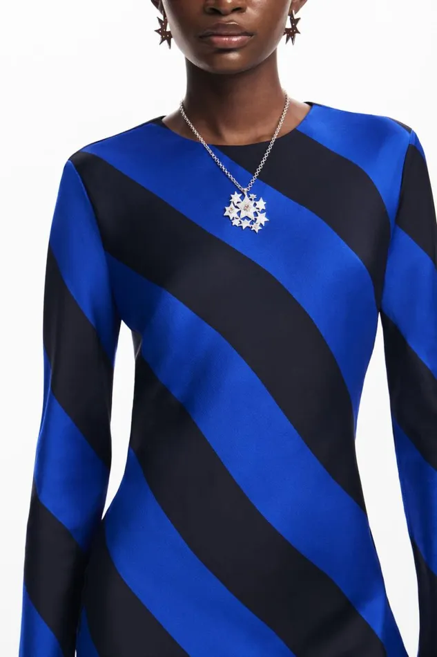 Women Dresses And Jumpsuits Desigual Striped Midi Dress
