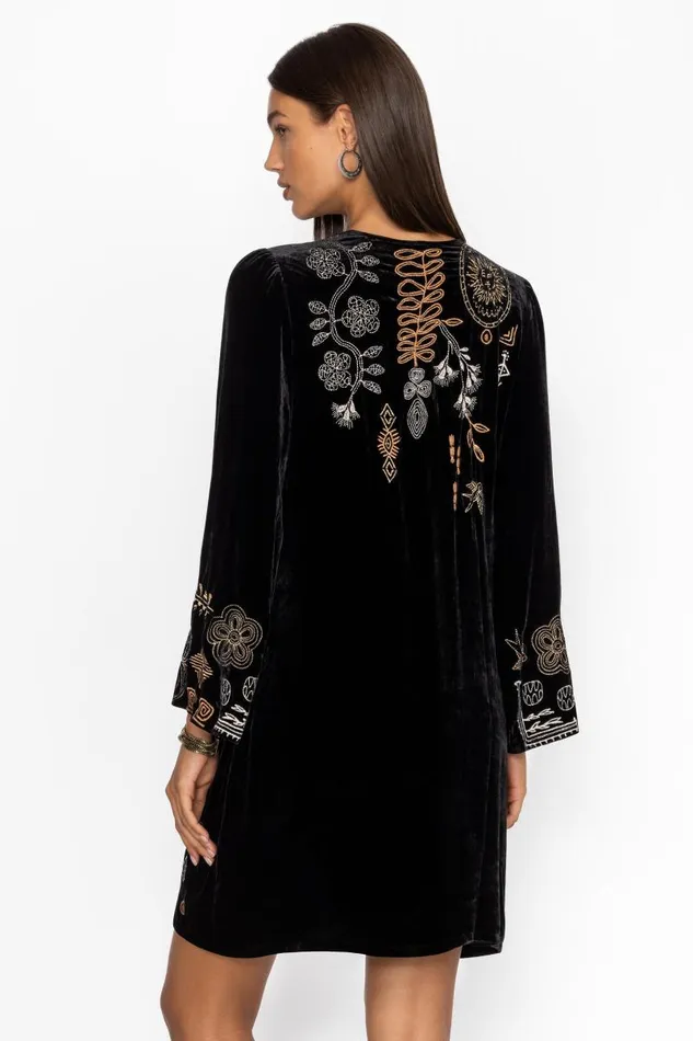 Women Dresses Johnny Was KIMONO SLEEVE RELAXED DRESS Black