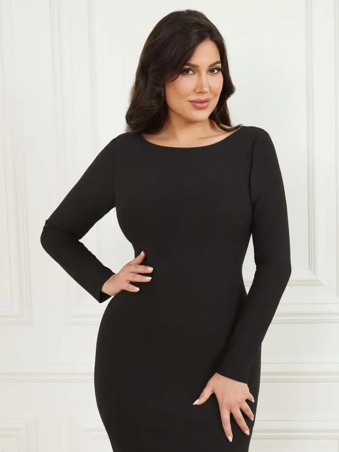 Women Dresses Marciano Mimi Pencil Dress Black Women Dresses Marciano Mimi Pencil Dress Black