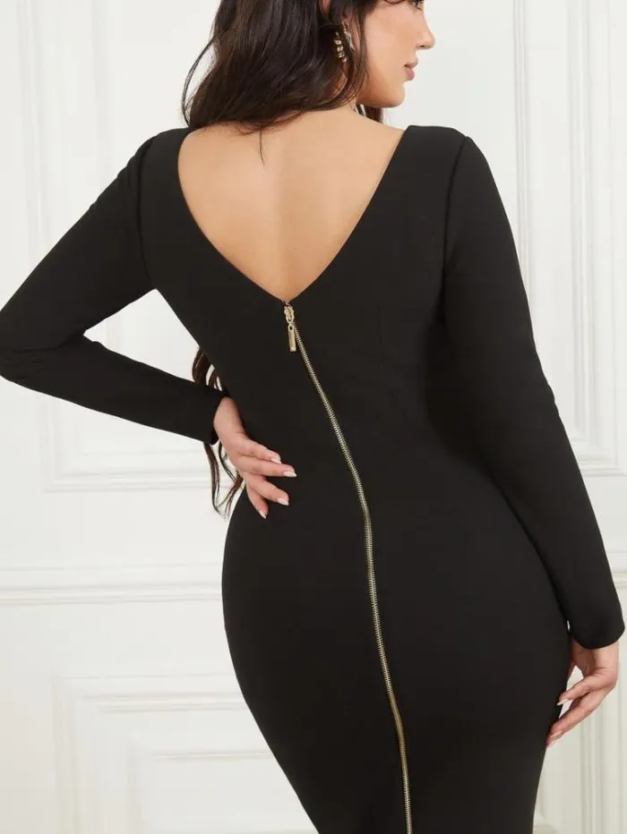 Women Dresses Marciano Mimi Pencil Dress Black Women Dresses Marciano Mimi Pencil Dress Black