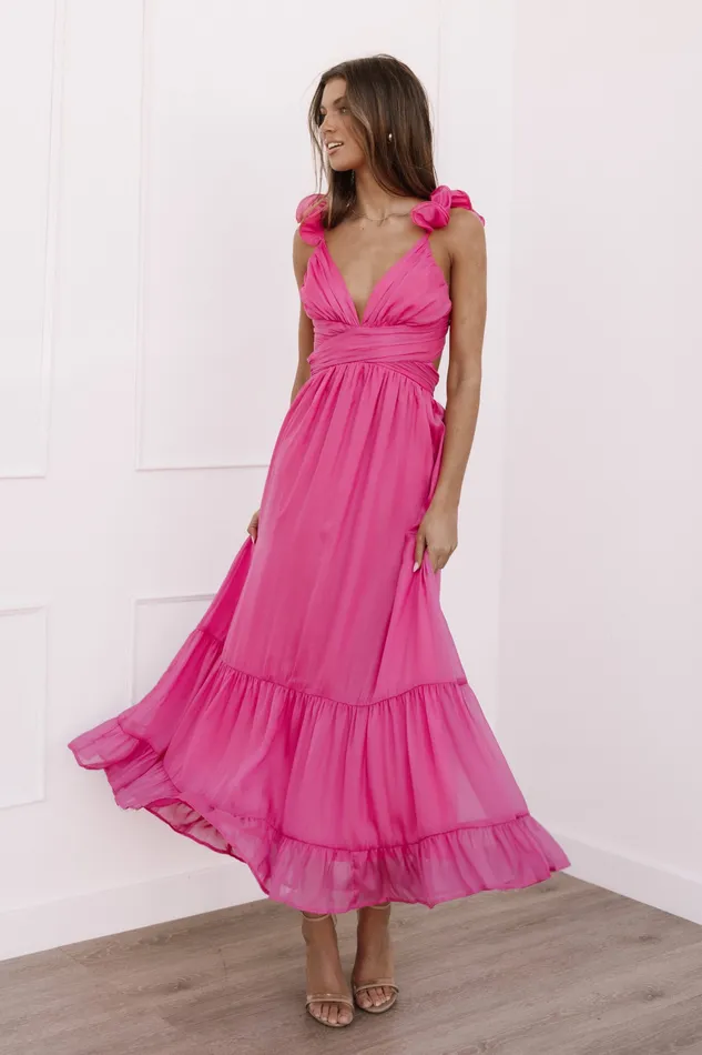 Women Dresses petalandpup Bonito Midi Dress 8211 Berry Berry