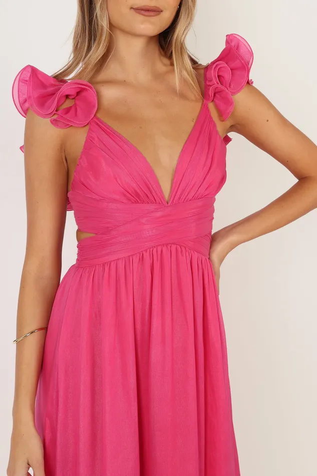 Women Dresses petalandpup Bonito Midi Dress 8211 Berry Berry
