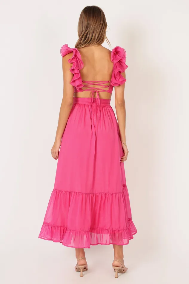Women Dresses petalandpup Bonito Midi Dress 8211 Berry Berry