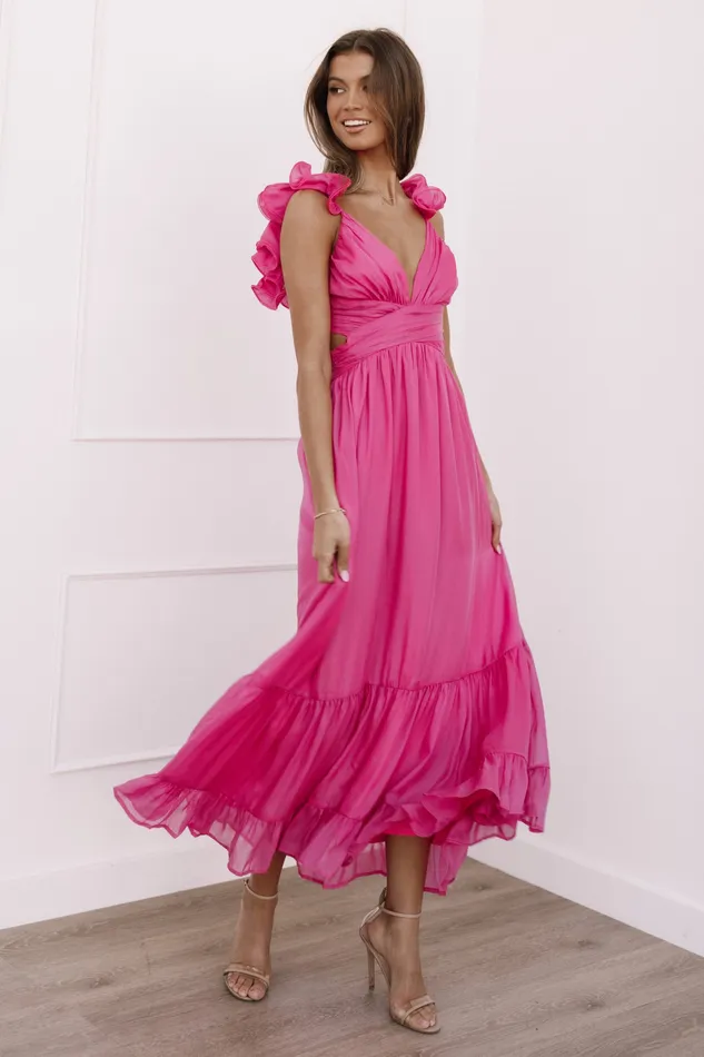 Women Dresses petalandpup Bonito Midi Dress 8211 Berry Berry