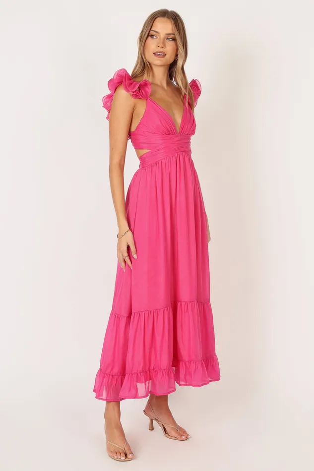 Women Dresses petalandpup Bonito Midi Dress 8211 Berry Berry