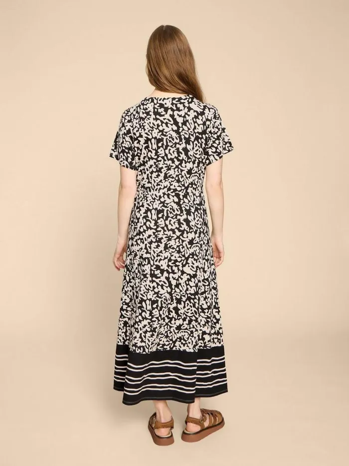 Women DRESSES White Stuff Amelia Jersey Dress Black Print