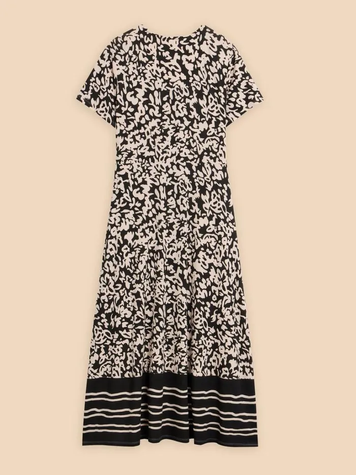Women DRESSES White Stuff Amelia Jersey Dress Black Print